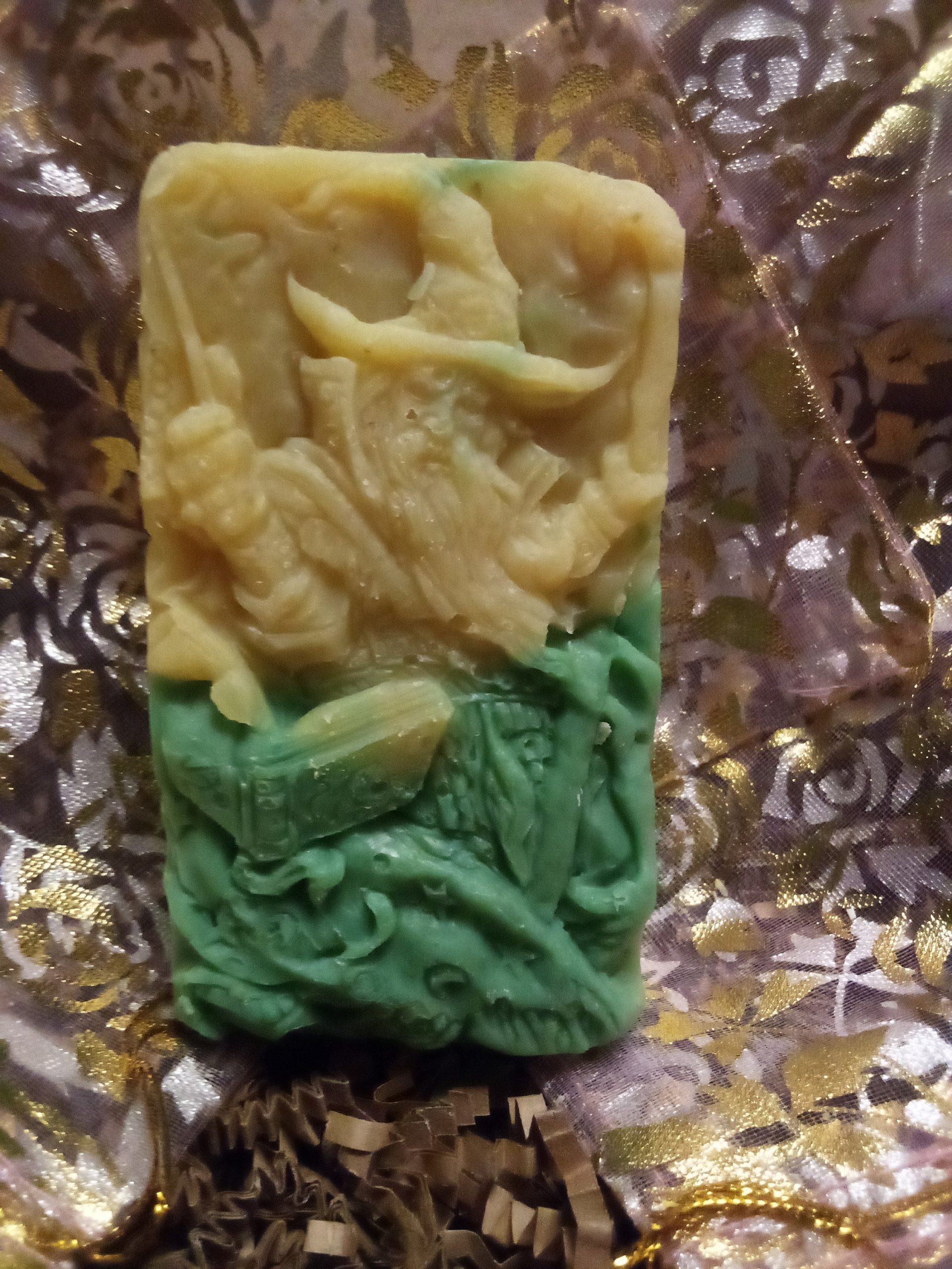 Home Made Goats Milk Soap. Rolling Mist Scent. Wizard.