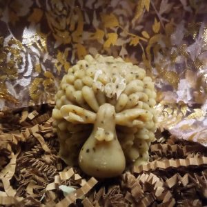 Home Made Goats Milk Soap. Clarey Sage Scent With Ground White Sage. 3D Sheep