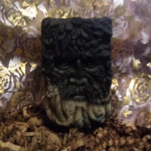 Home Made Goats Milk Soap. Loaded Jojoba Oil, Aloe, Activated Charcoal, Bentonite Clay.  Unscented. .Tree Man