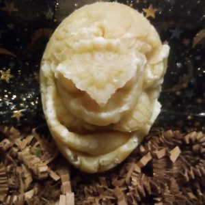 Home Made Goats Milk, Manuka Honey, Oats and Jojoba oil. Armani type sent. Dragon in a Egg.