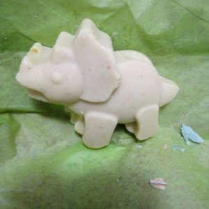 Goats Milk, Manuka Honey, Jojoba Oil, Ground Oats. Monkey Farts Scented. Dinosaur.